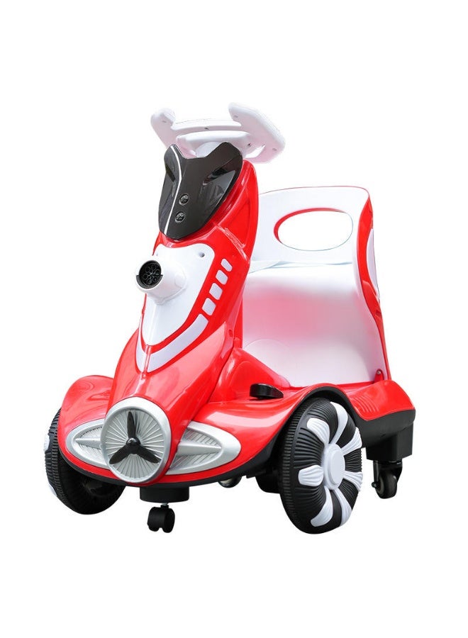 ZAMZIN 6V 4A Dual-Drive Kids Electric Ride-On Car with Automatic Bubble Function, Music & LED Lights, Push and Ride Mode, Battery Operated Children’s Car for Ages 3–5 (Max Load 50 lbs) - Image 1